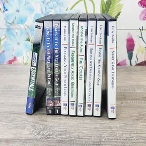 PGA Tour Partners Club Game Improvement and Others Instructional DVD Lot of 9